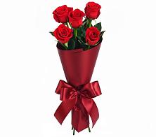Букет 5 Красных роз Эдлесс Лав в Воскресенске