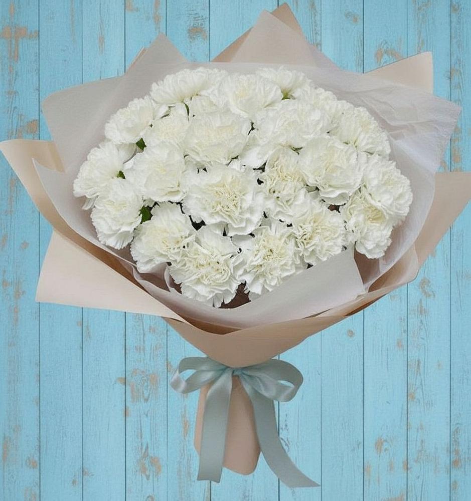 Букет цветов из: Гвоздики в Воскресенске