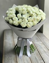 Букет 35 Белых роз в Воскресенске