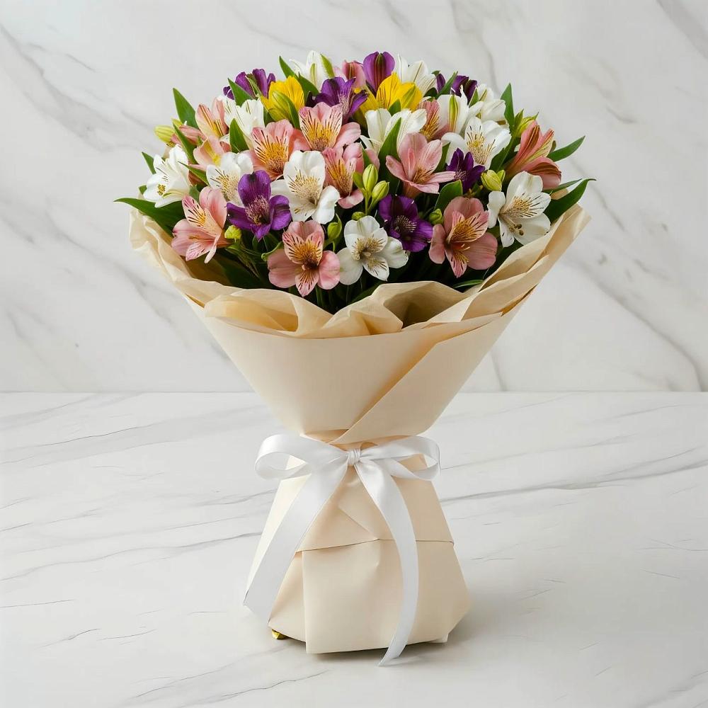 Букет цветов из: Альстромерии в Воскресенске