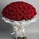 Букет 101 Красная роза Блэк Мэджик в Воскресенске