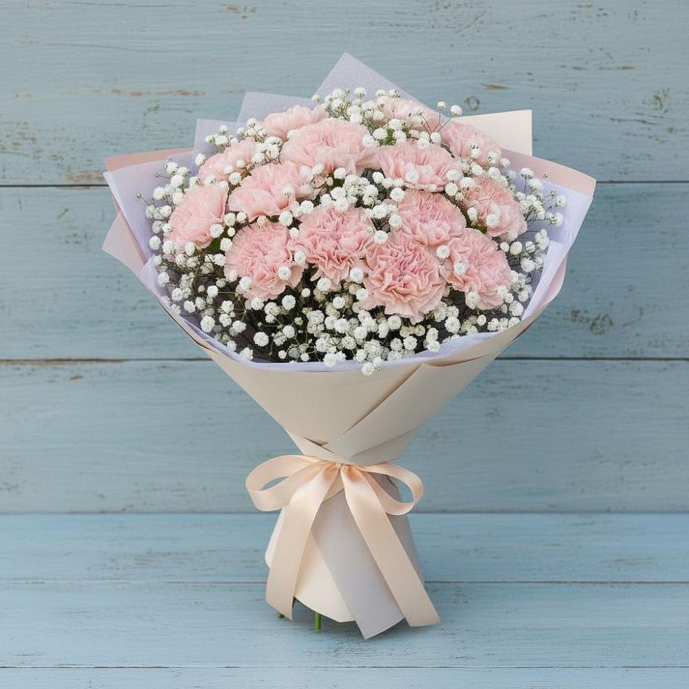 Букет цветов из: Гвоздики в Воскресенске