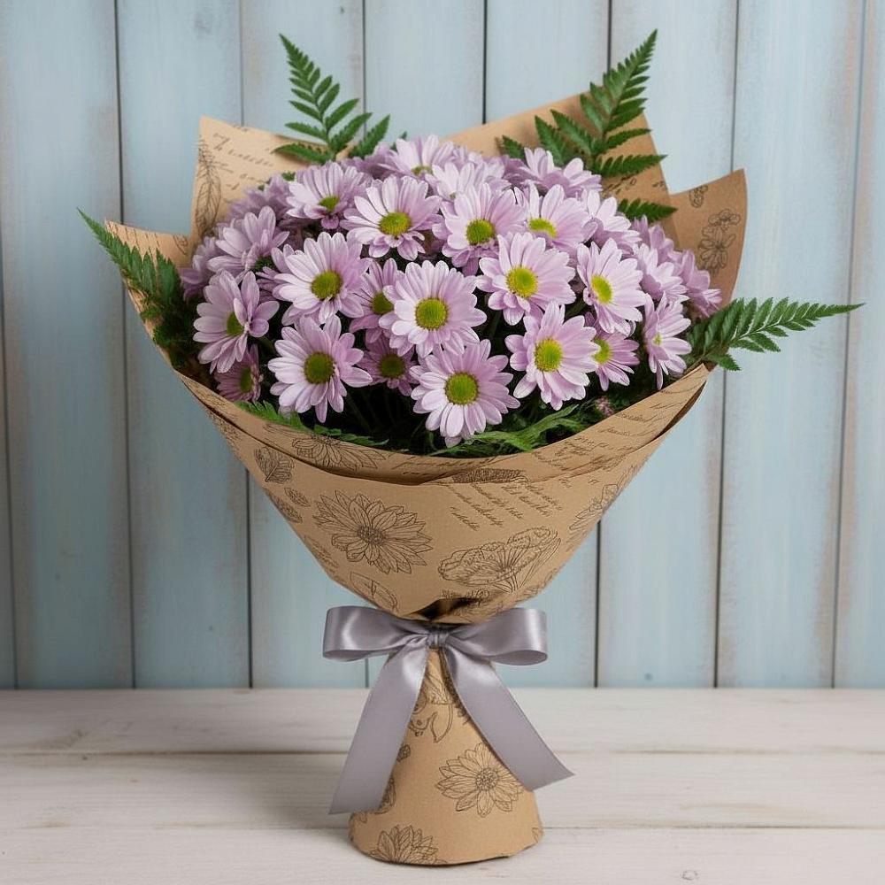 Букет цветов из: Хризантемы в Воскресенске