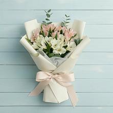 Букет цветов из:  Альстромерии в Воскресенске