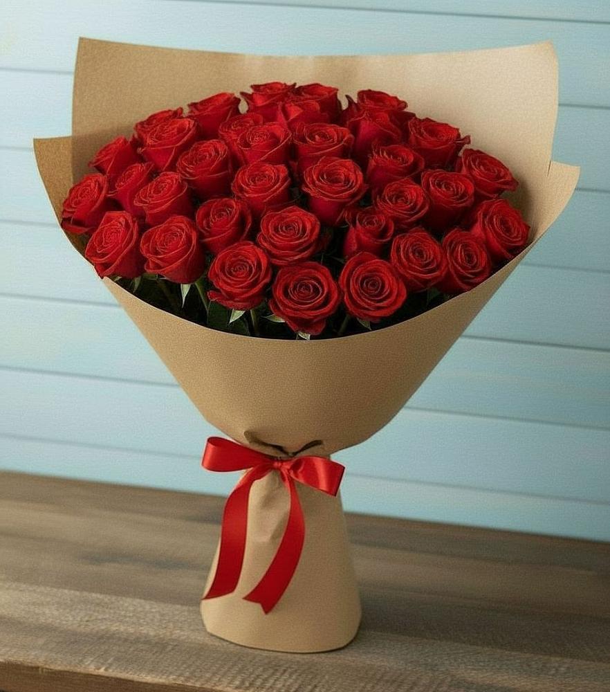 Букет Красные розы Милано в Воскресенске