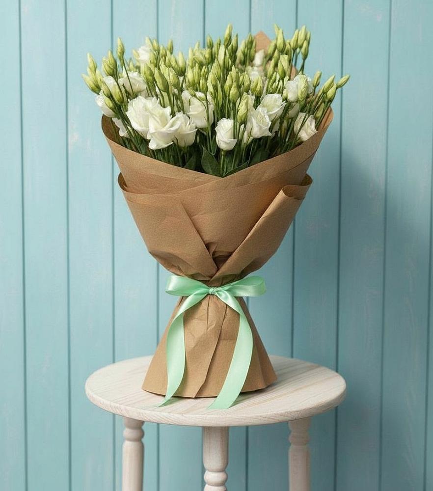 Букет цветов из: Лизиантусы в Воскресенске