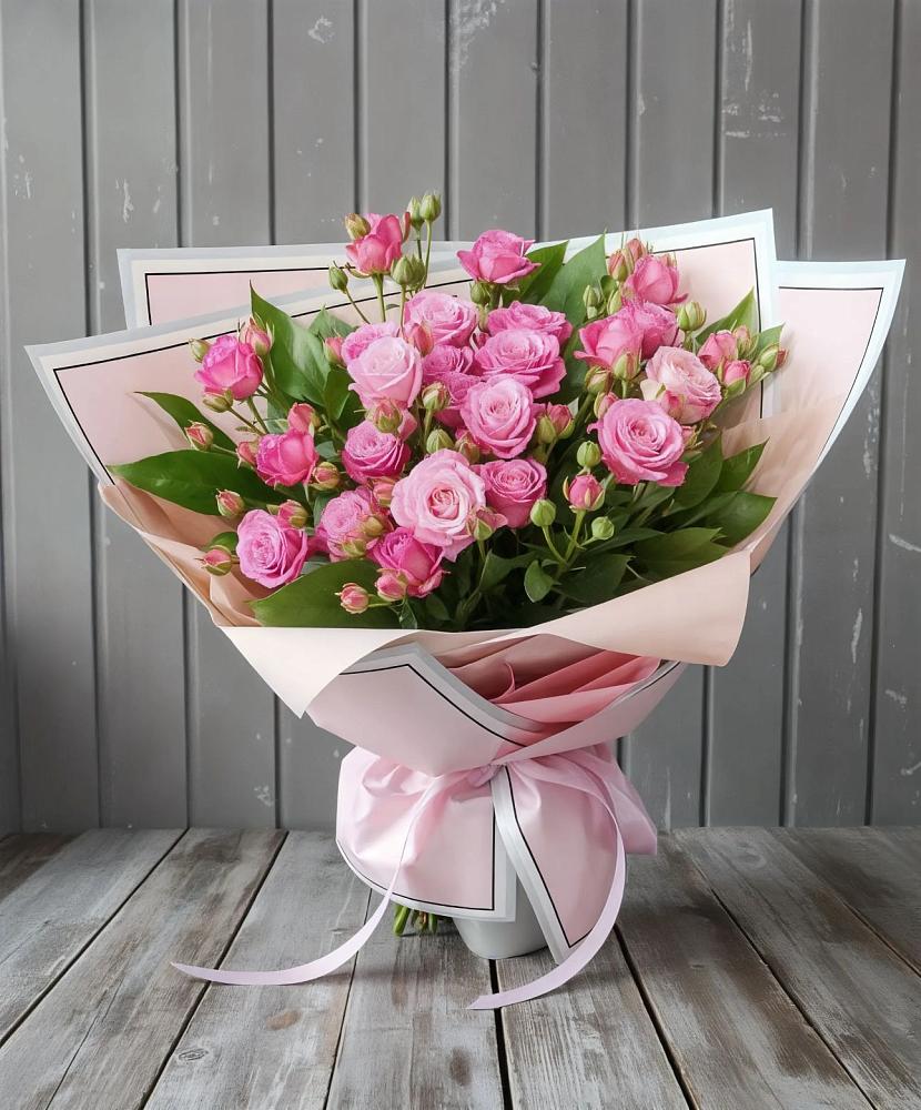 Букет Розовый кустик в Воскресенске