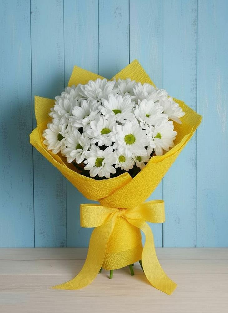 Букет цветов из: Хризантемы в Воскресенске