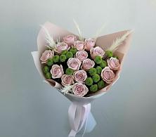 Букет цветов из:  Розы и Хризантемы в Воскресенске
