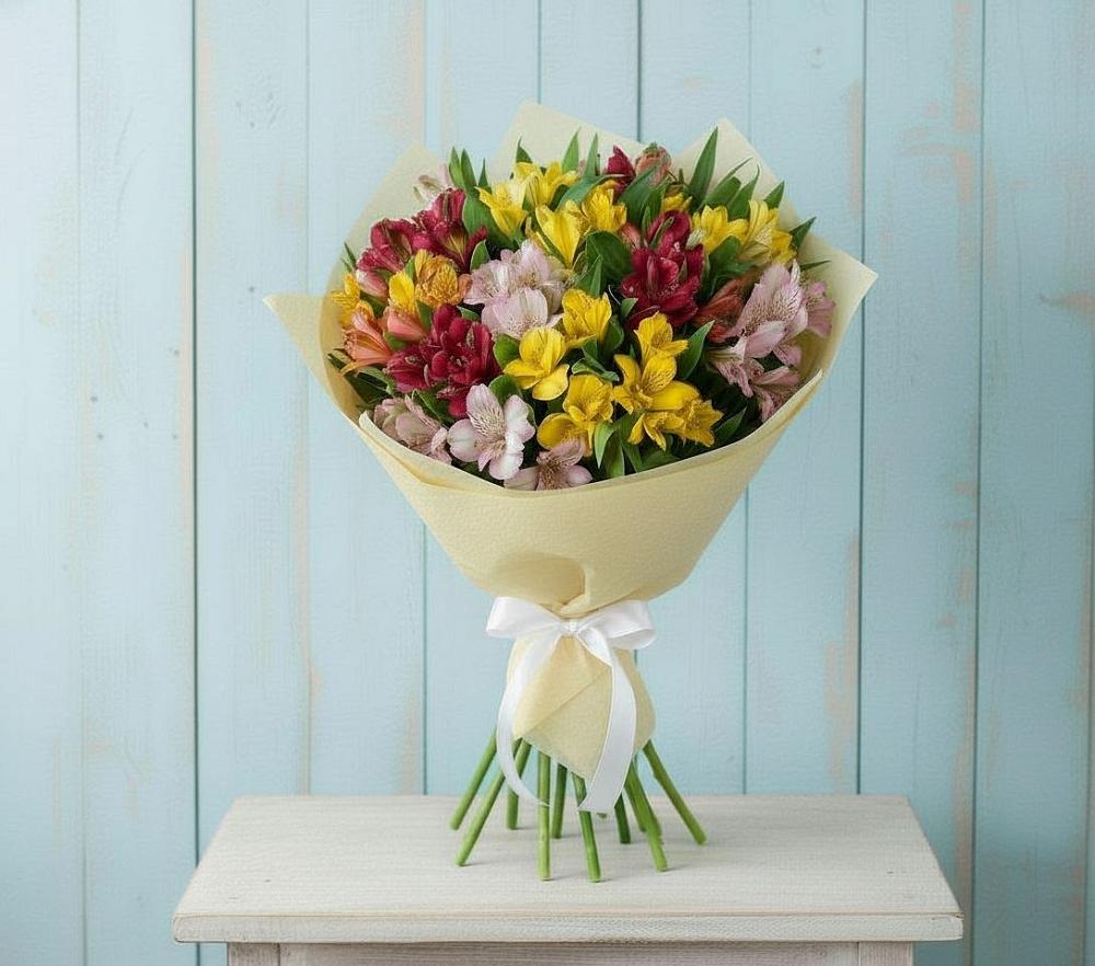 Букет цветов из: Альстромерии в Воскресенске
