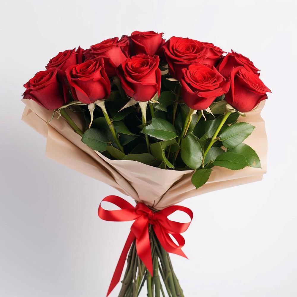 Букет 11 Красных роз Эдлесс Лав в Воскресенске